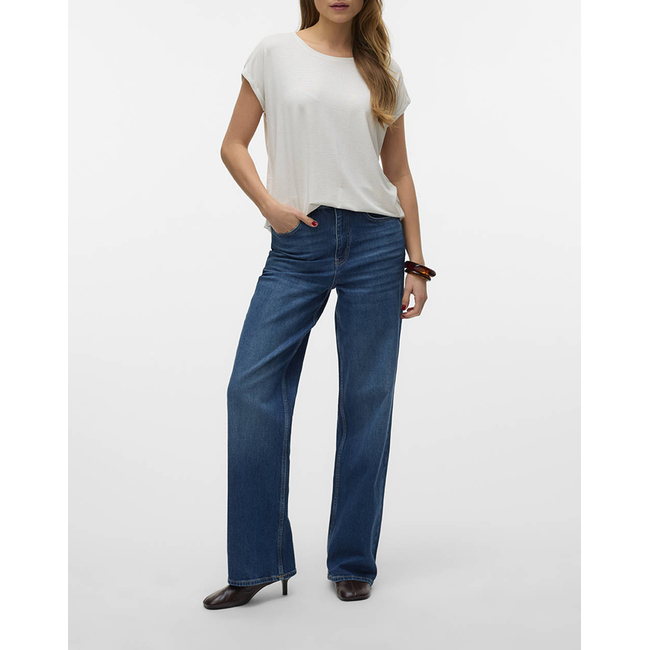 Product VERO MODA VMLAVA GLITTER SS TOP STRIPE GA JRS NOOS base image