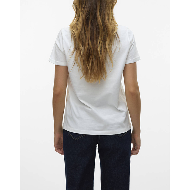Product VERO MODA VMBITONA S/S V-NECK T-SHIRT JRS BTQ GA base image