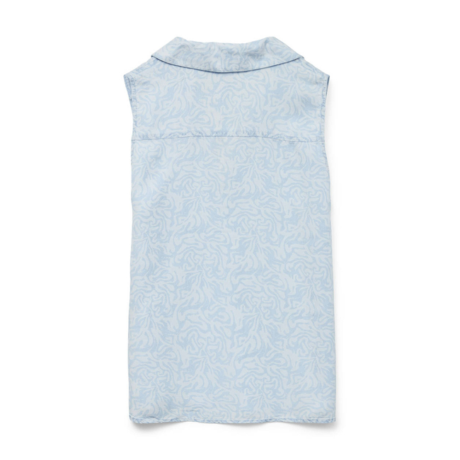 Product VERO MODA VMHARPER SL COLLAR SHORT TENCEL TOP GA base image