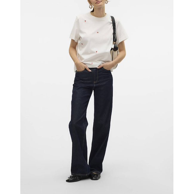 Product VERO MODA VMSOLVEI METTE SS TOP BOX JRS SPE GA base image