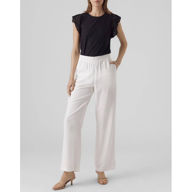 Product VERO MODA VMTASSA SL FRILL TOP NOOS base image