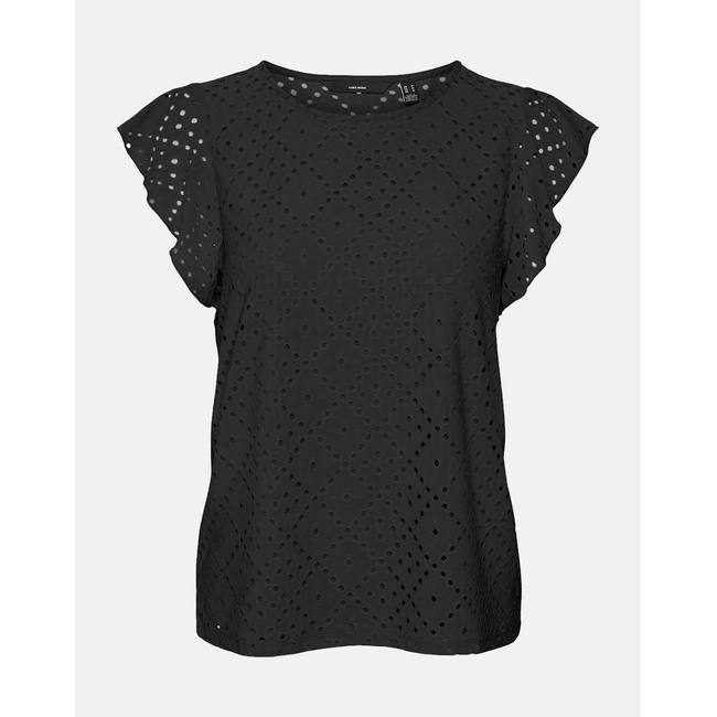 Product VERO MODA VMTASSA SL FRILL TOP NOOS base image