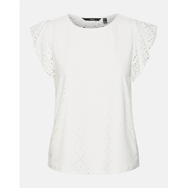 Product VERO MODA VMTASSA SL FRILL TOP NOOS base image