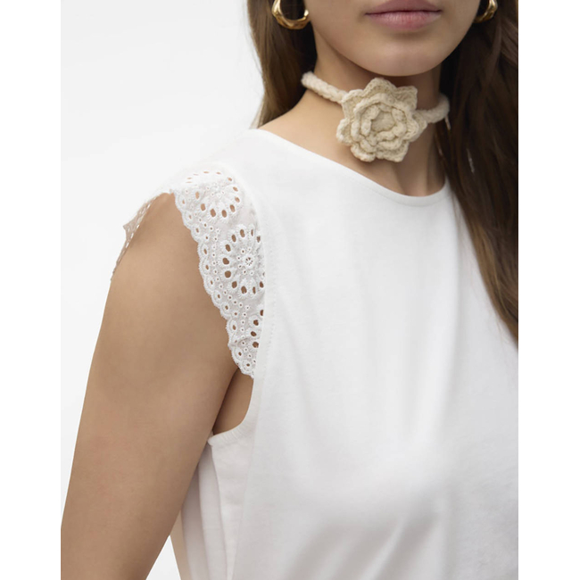 Product VERO MODA VMEMILY SL GATHERING TOP JRS NOOS base image