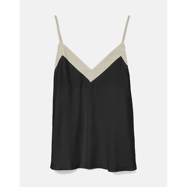 Product VERO MODA VMDENISE SINGLET TOP WVN BTQ GA base image