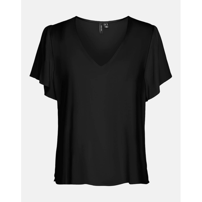 Product VERO MODA VMEASY JOY V-NECK SS BLOUSE WVN GA base image