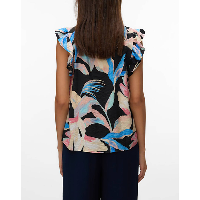Product VERO MODA VMJOSIE SL V-NECK TOP WVN GA base image
