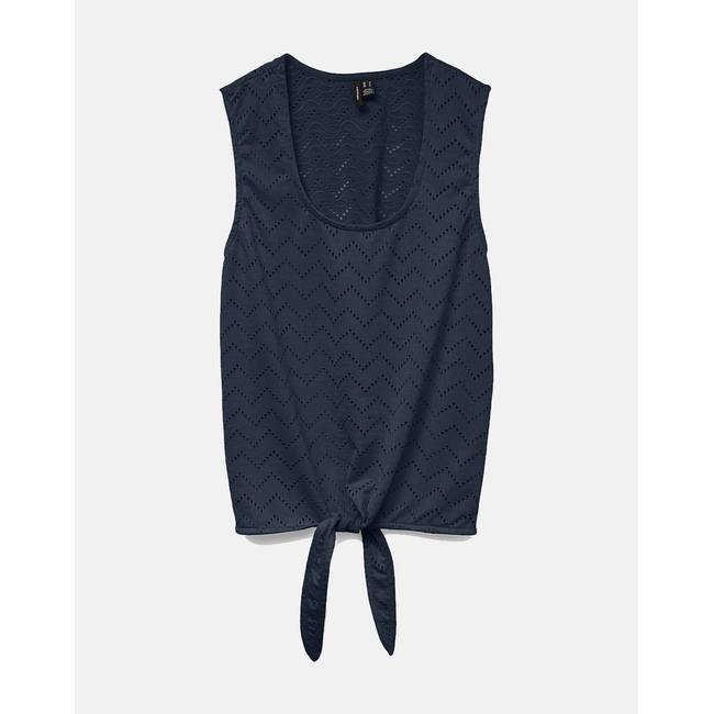 Product VERO MODA VMTHAS SL TIE TOP JRS GA VO base image
