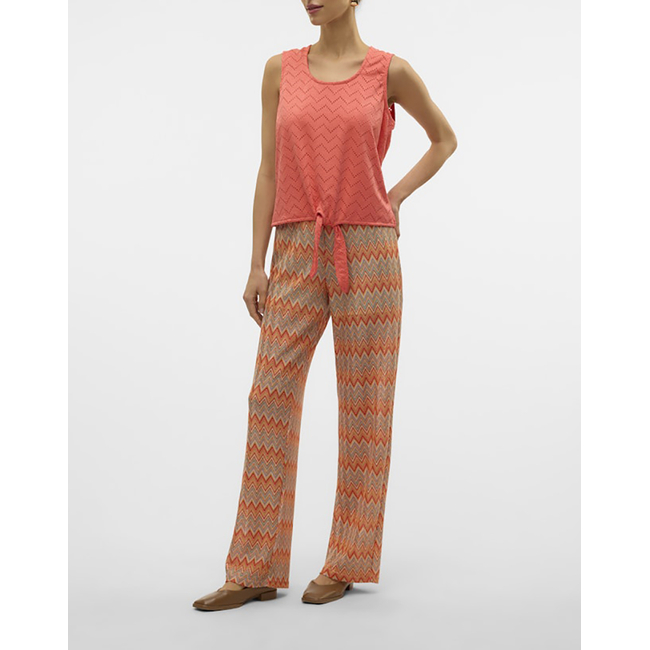 Product VERO MODA VMTHAS SL TIE TOP JRS GA VO base image
