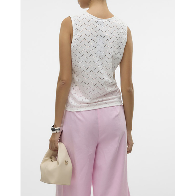 Product VERO MODA VMTHAS SL TIE TOP JRS GA VO base image