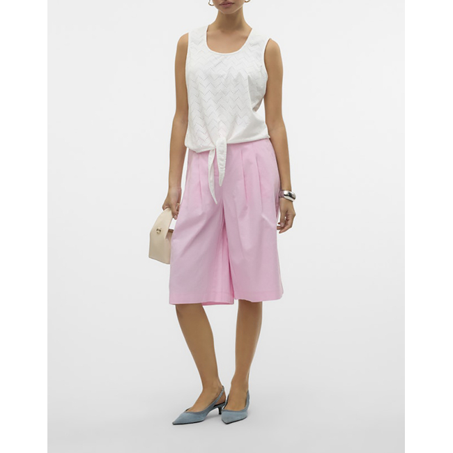 Product VERO MODA VMTHAS SL TIE TOP JRS GA VO base image