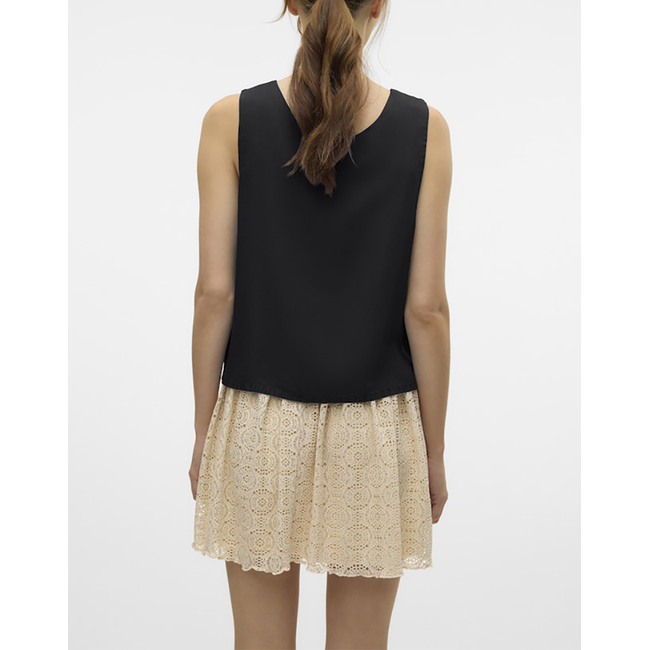 Product VERO MODA VMFLEUR SL STRING 2WAY TENCEL TOP GA base image