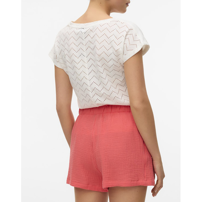 Product VERO MODA VMTHAS SS V-NECK TOP JRS GA VO base image