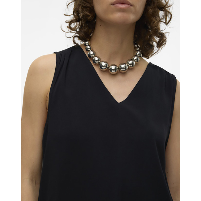 Product VERO MODA VMEASY JOY S/L V-NECK TOP WVN GA base image