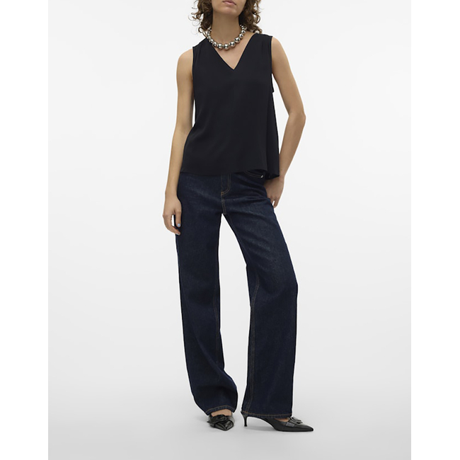Product VERO MODA VMEASY JOY S/L V-NECK TOP WVN GA base image