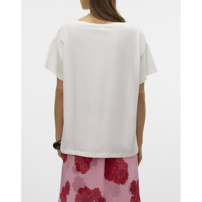 Product VERO MODA VMDINA S/S BOAT NECK TOP JRS BTQ GA base image
