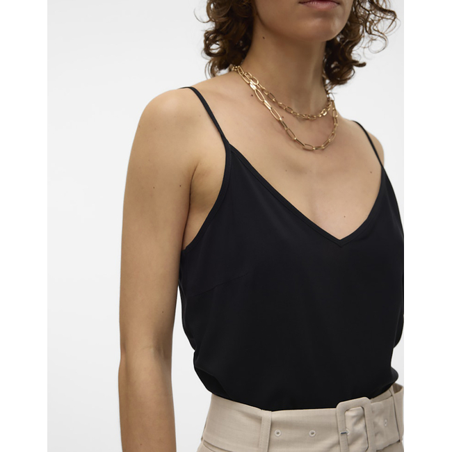 Product VERO MODA VMEASY JOY V-NECK SINGLET WVN GA base image