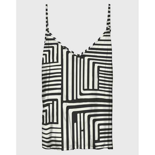 Product VERO MODA VMEASY JOY V-NECK SINGLET WVN GA base image