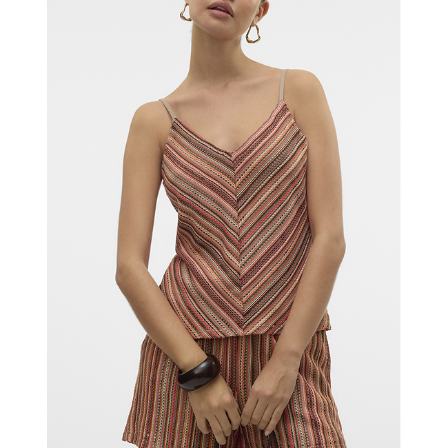 Product VERO MODA VMDEMI SINGLET TOP JRS GA base image