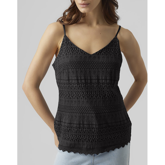 Product VERO MODA VMHONEY LACE SINGLET WVN GA base image