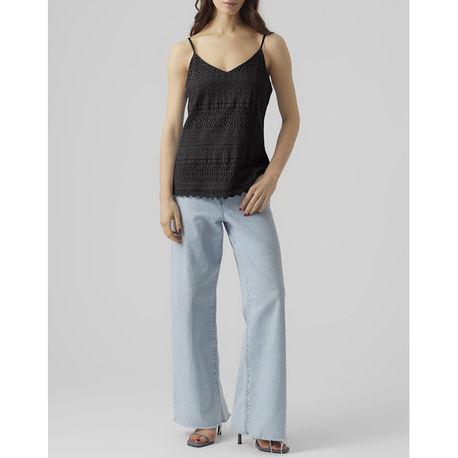 Product VERO MODA VMHONEY LACE SINGLET WVN GA base image