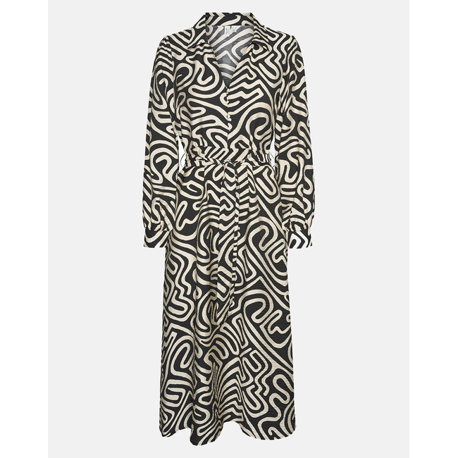 Product VERO MODA VMVIGDIS L/S 7/8 DRESS WVN BTQ GA base image