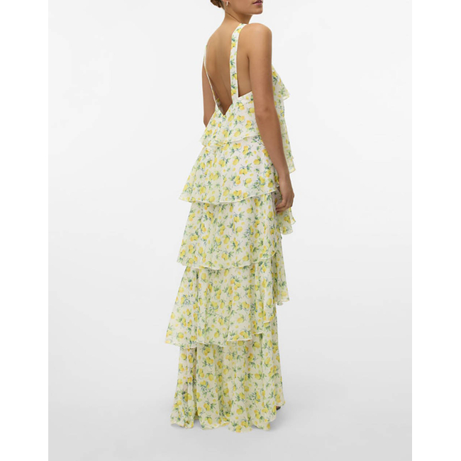Product VERO MODA VMFELICIA SL RUFFLE MAXI DRESS EXP base image