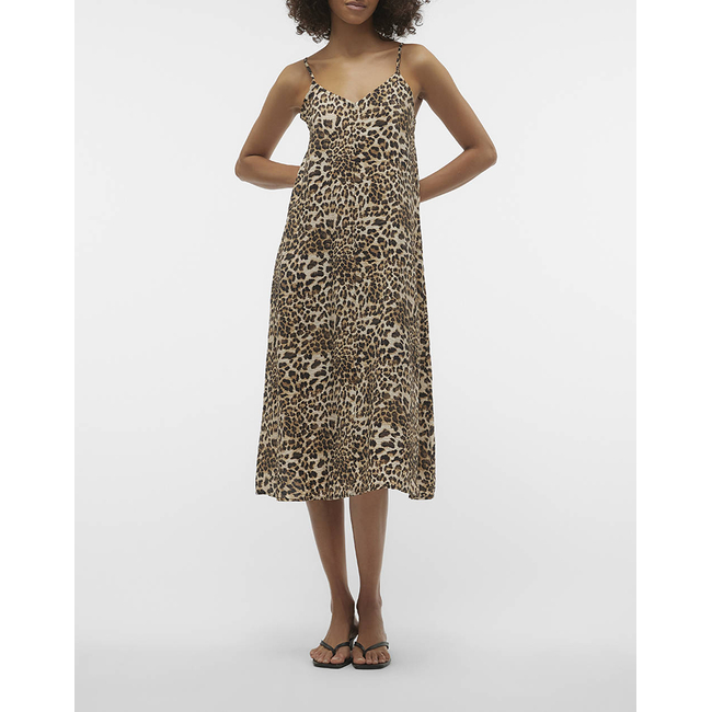 Product VERO MODA VMJOSIE CALF SINGLET DRESS WVN GA base image