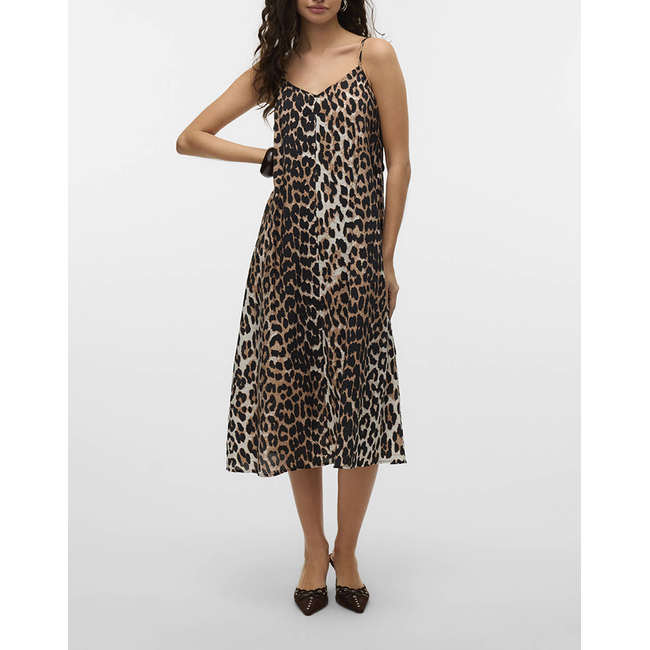 Product VERO MODA VMJOSIE CALF SINGLET DRESS WVN GA base image