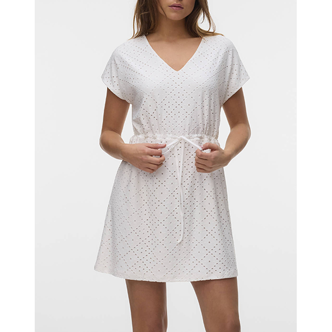 Product VERO MODA VMTASSA SS SHORT DRESS JRS NOOS base image