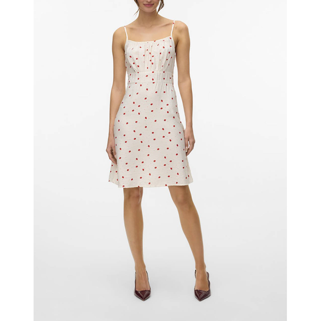 Product VERO MODA VMODETTE SL SHORT DRESS WVN GA base image