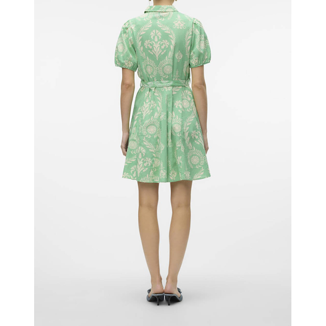 Product VERO MODA VMDICTHE 2/4 SHORT VOLUME DRESS WVN GA base image