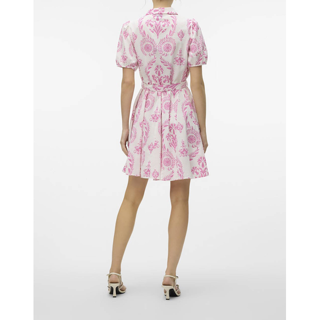 Product VERO MODA VMDICTHE 2/4 SHORT VOLUME DRESS WVN GA base image