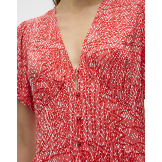 Product VERO MODA VMMENNY SS 7/8 DETAIL DRESS WVN GA base image