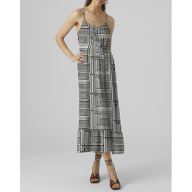 Product VERO MODA VMEASY JOY 7/8 STRAP DRESS WVN GA base image