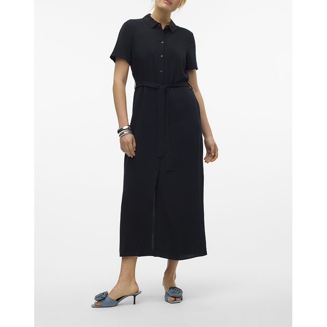 Product VERO MODA VMEASY JOY S/S LONG SHIRT DRESS WVN GA base image