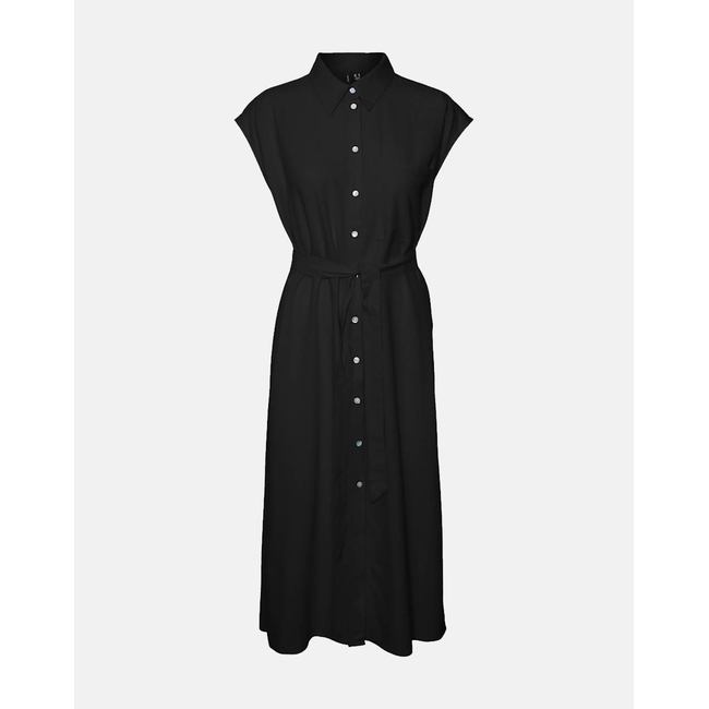 Product VERO MODA VMMYMILO SL CALF SHIRT DRESS WVN GA base image