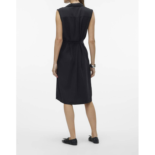 Product VERO MODA VMBREE SL BLK SHIRT TENCEL DRESS GA base image