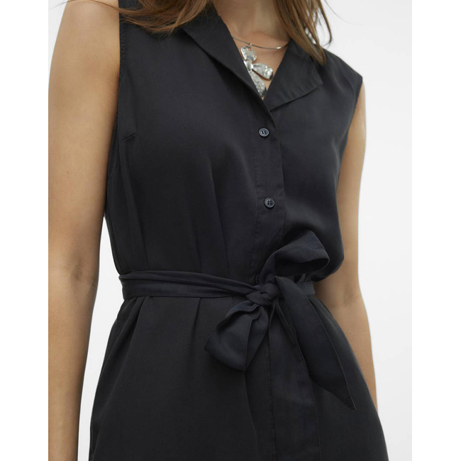 Product VERO MODA VMBREE SL BLK SHIRT TENCEL DRESS GA base image