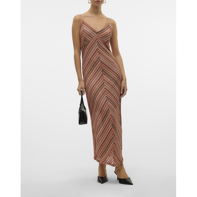 Product VERO MODA VMDEMI STRIPE 78 SINGLET DRESS JRS GA VO base image