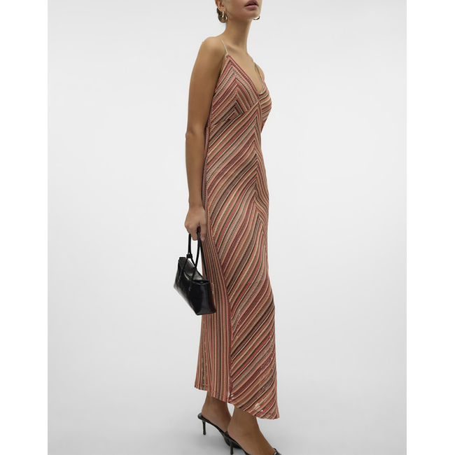 Product VERO MODA VMDEMI STRIPE 78 SINGLET DRESS JRS GA VO base image