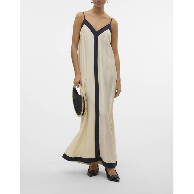Product VERO MODA VMDENISE SINGLET ANKLE DRESS WVN BTQ GA base image