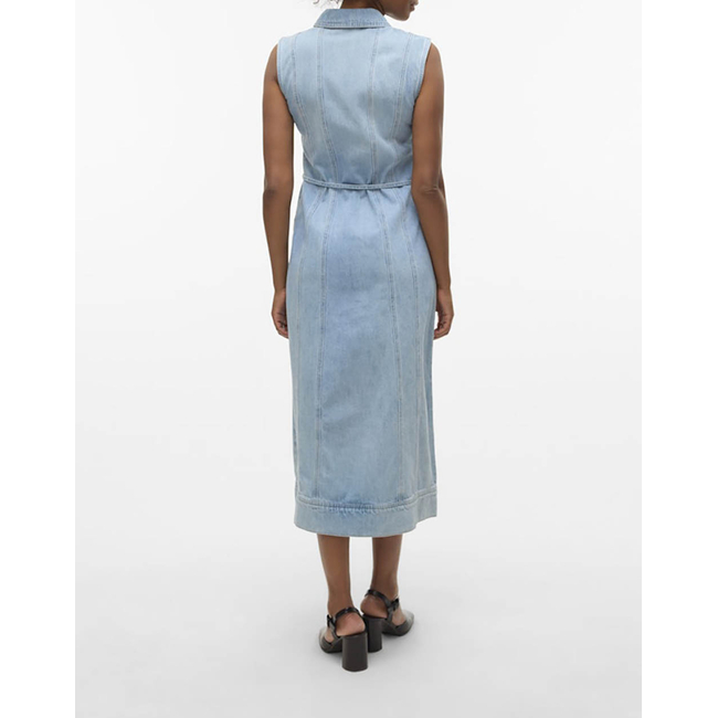Product VERO MODA VMNENYA SL 7/8 DENIM VEST DRESS SI321 base image