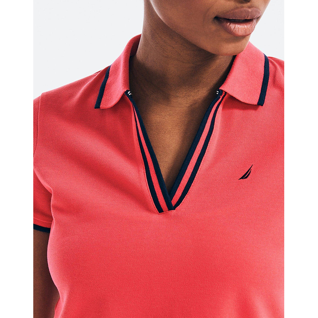 Product NAUTICA ΜΠΛΟΥΖΑ POLO ΚΜ S/S TIPPED SPLIT NECK OCEAN POLO base image