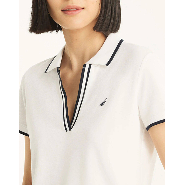 Product NAUTICA ΜΠΛΟΥΖΑ POLO ΚΜ S/S TIPPED SPLIT NECK OCEAN POLO base image