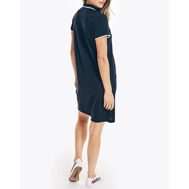 Product NAUTICA ΦΟΡΕΜΑ S/S TIPPED KNIT OCEAN POLO DRESS base image