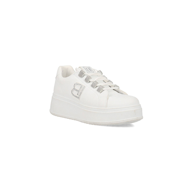 Product LAURA BIAGIOTTI 8932 ΠΑΠ. CASUAL ΜΕ ΚΟΡΔΟΝΙΑ ΣΤΡΑΣ  WHITE base image