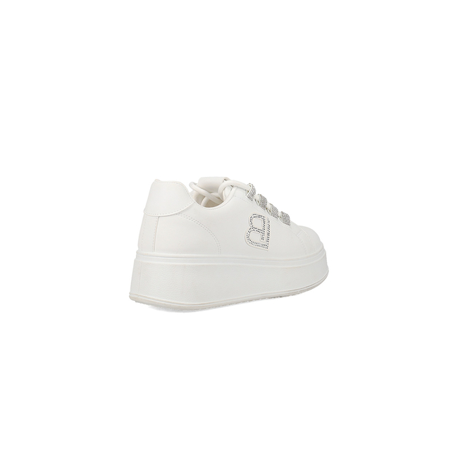 Product LAURA BIAGIOTTI 8932 ΠΑΠ. CASUAL ΜΕ ΚΟΡΔΟΝΙΑ ΣΤΡΑΣ  WHITE base image