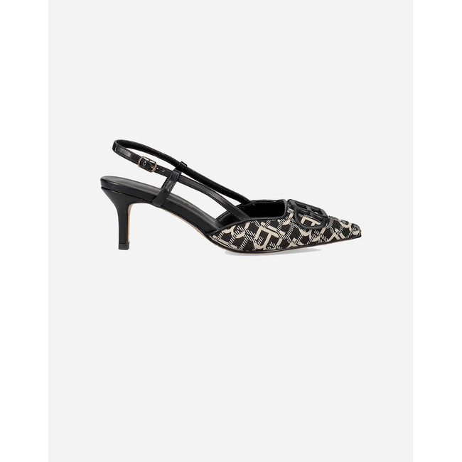 Product LAURA BIAGIOTTI 8969 SHOES LOGO MAT WITH BUCKLE & STRAP BLACK base image