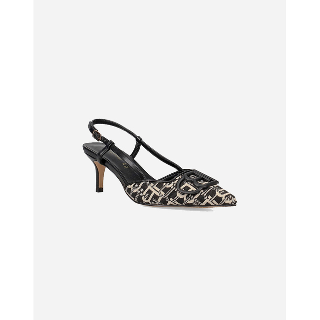 Product LAURA BIAGIOTTI 8969 SHOES LOGO MAT WITH BUCKLE & STRAP BLACK base image